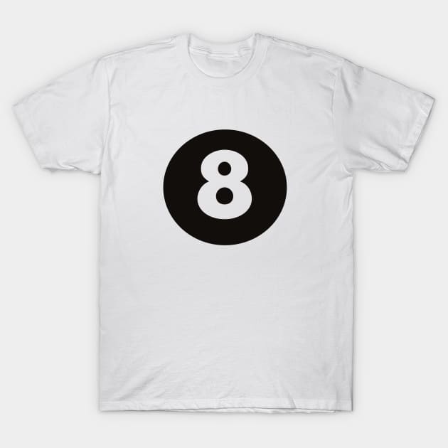 8 Ball T-Shirt by Hillbillydesigns